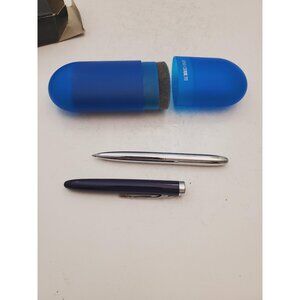 Nino Gerrutti Vintage Ballpoint Pen - Black and Silver - Nino Cerruti Ba…